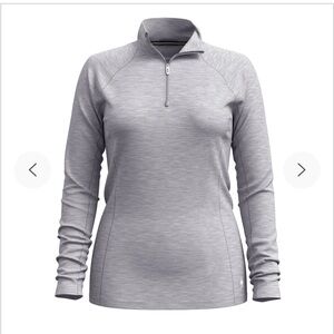 NWOT - Smartwool Classic All-Season Merino Wool Base Layer Quarter Zip Sweater